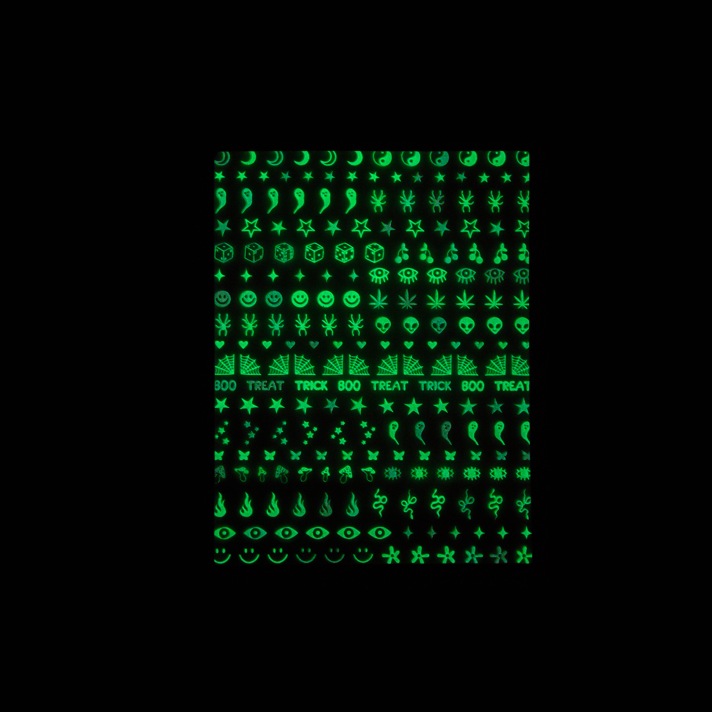 Glow Nail Art Stickers