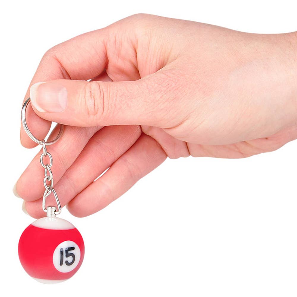 Pool Ball Keychain