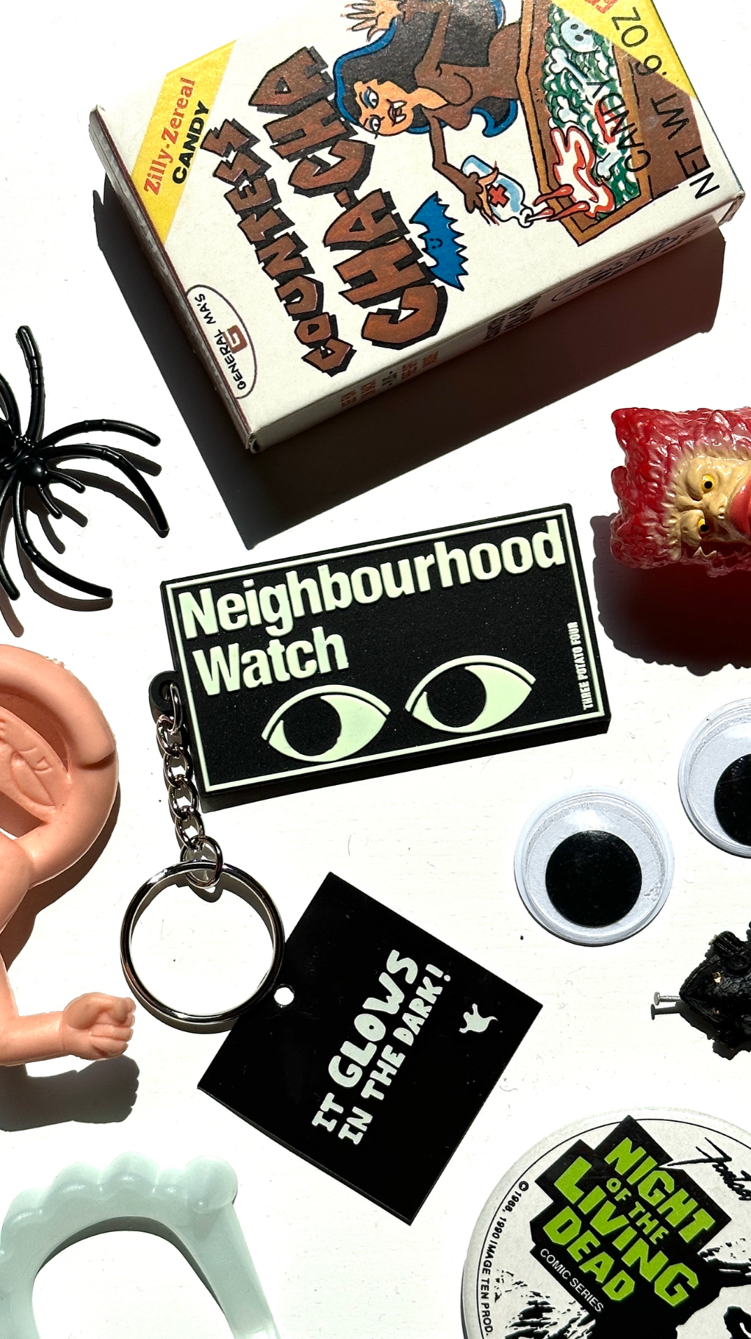 Neighbourhood Watch Glow In The Dark Keychain
