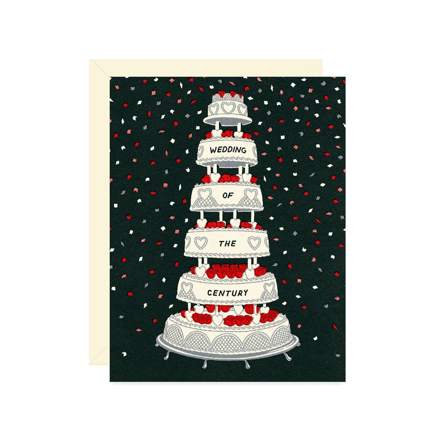 Wedding of the Century Cake Card