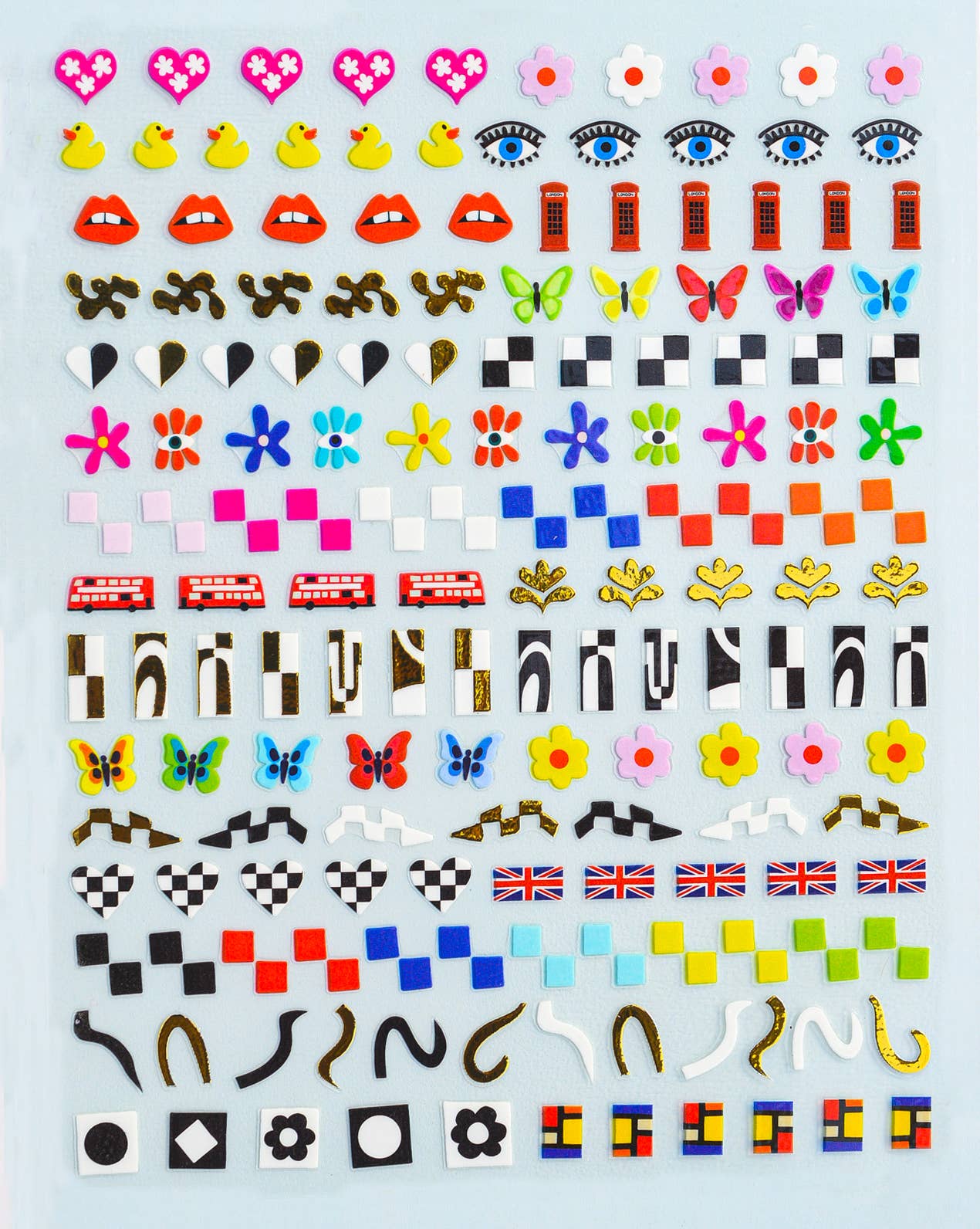 Mod Nail Art Stickers