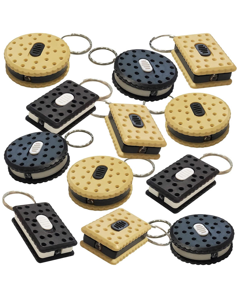 Sandwich Cookie Flashlight Keychain
