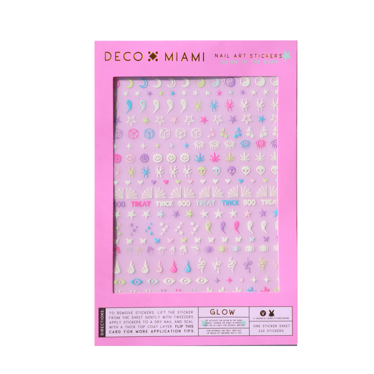Glow Nail Art Stickers