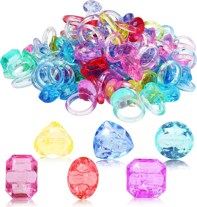Plastic Gemstone Ring
