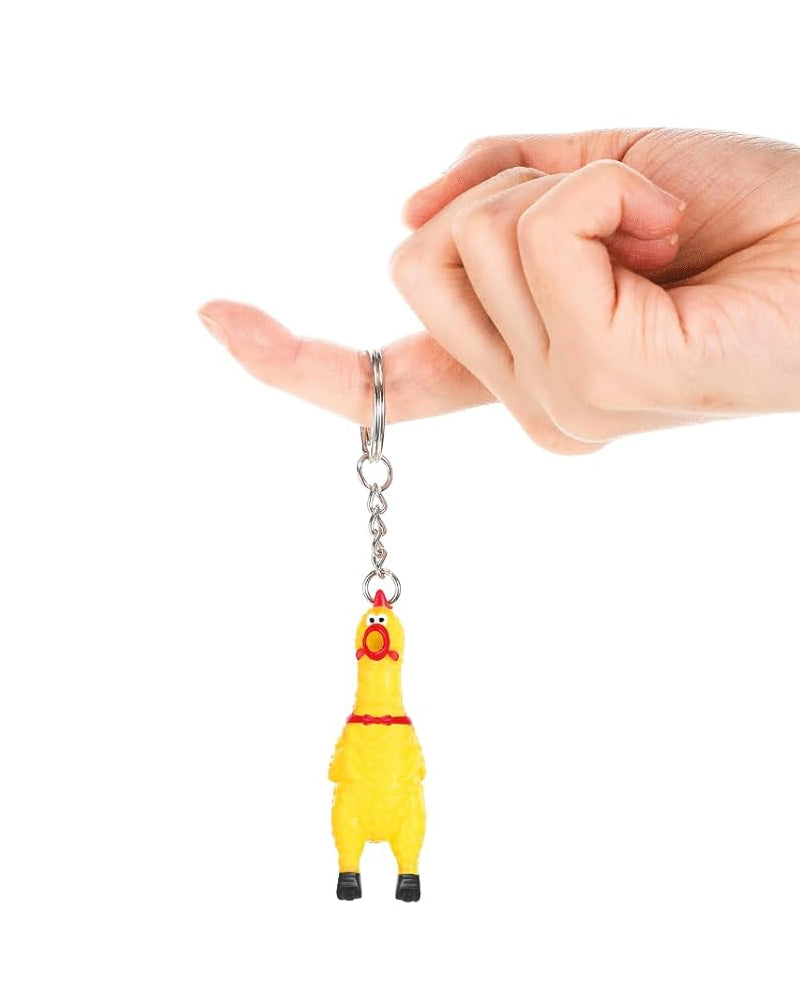 Rubber Chicken Keychain