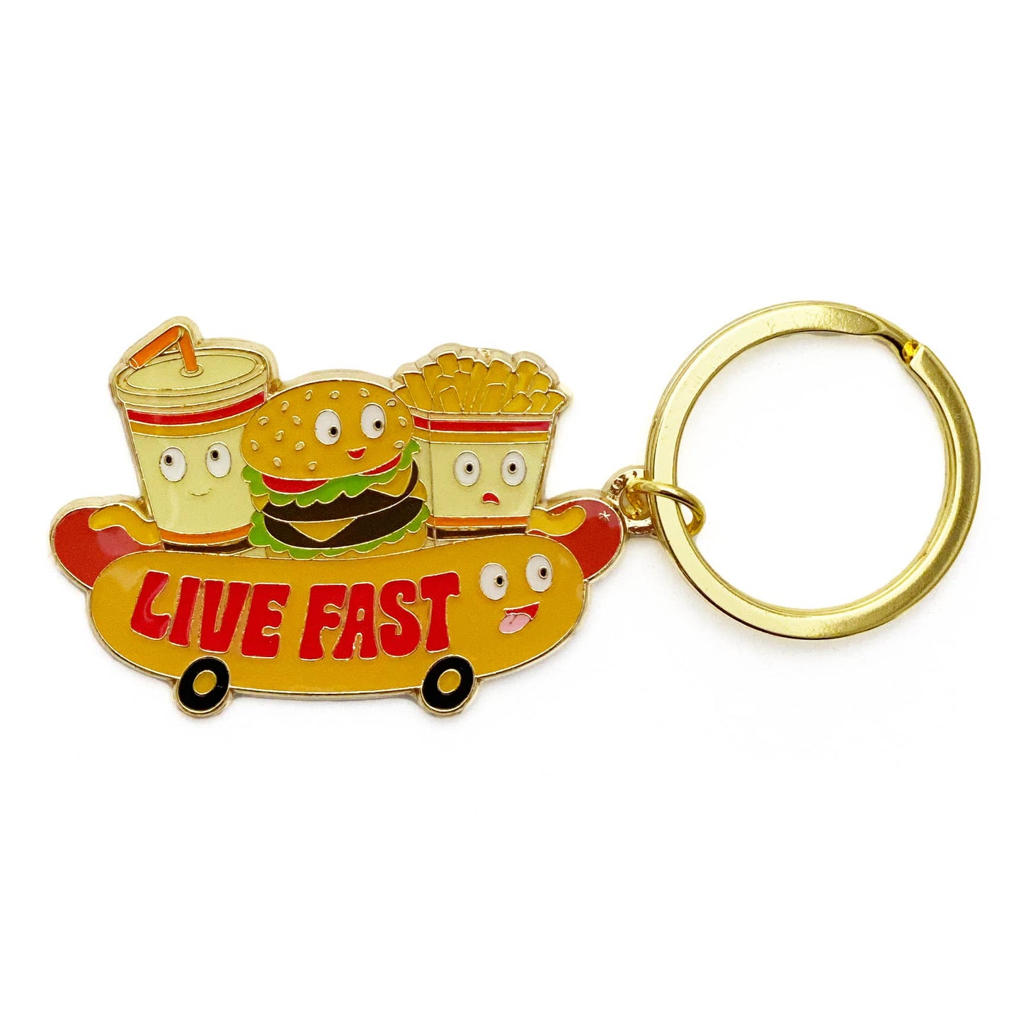 Live Fast Keychain