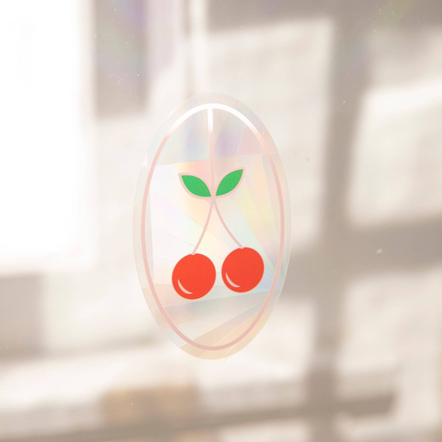Cherry Rainbowmaker Sun Catcher Decal