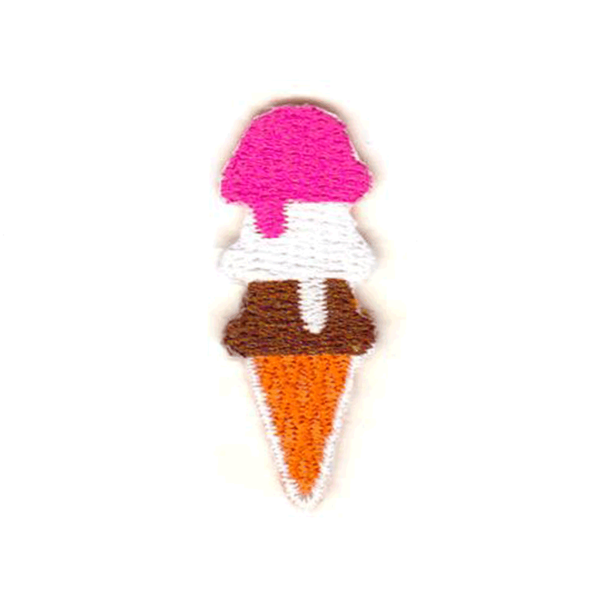 Ice Cream Embroidered Sticker Patch
