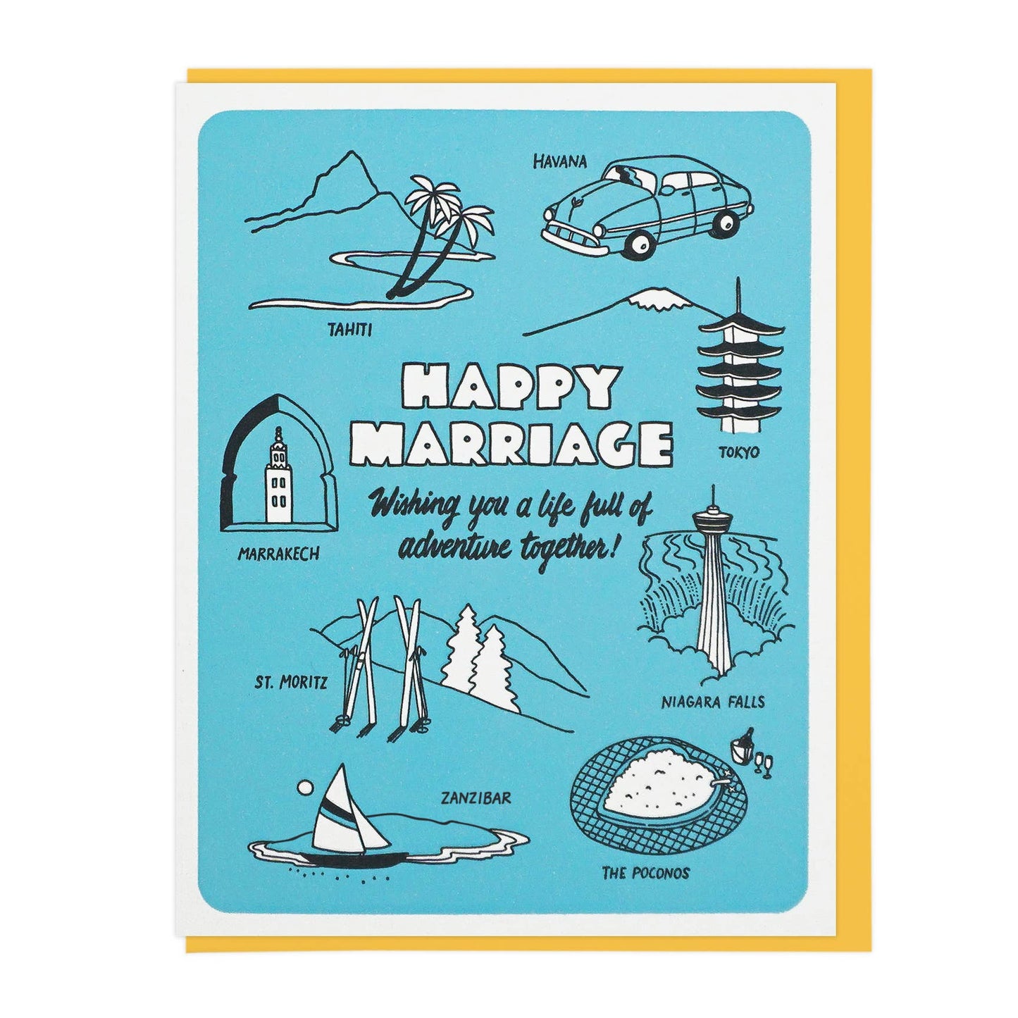 Happy Marriage Adventure Card