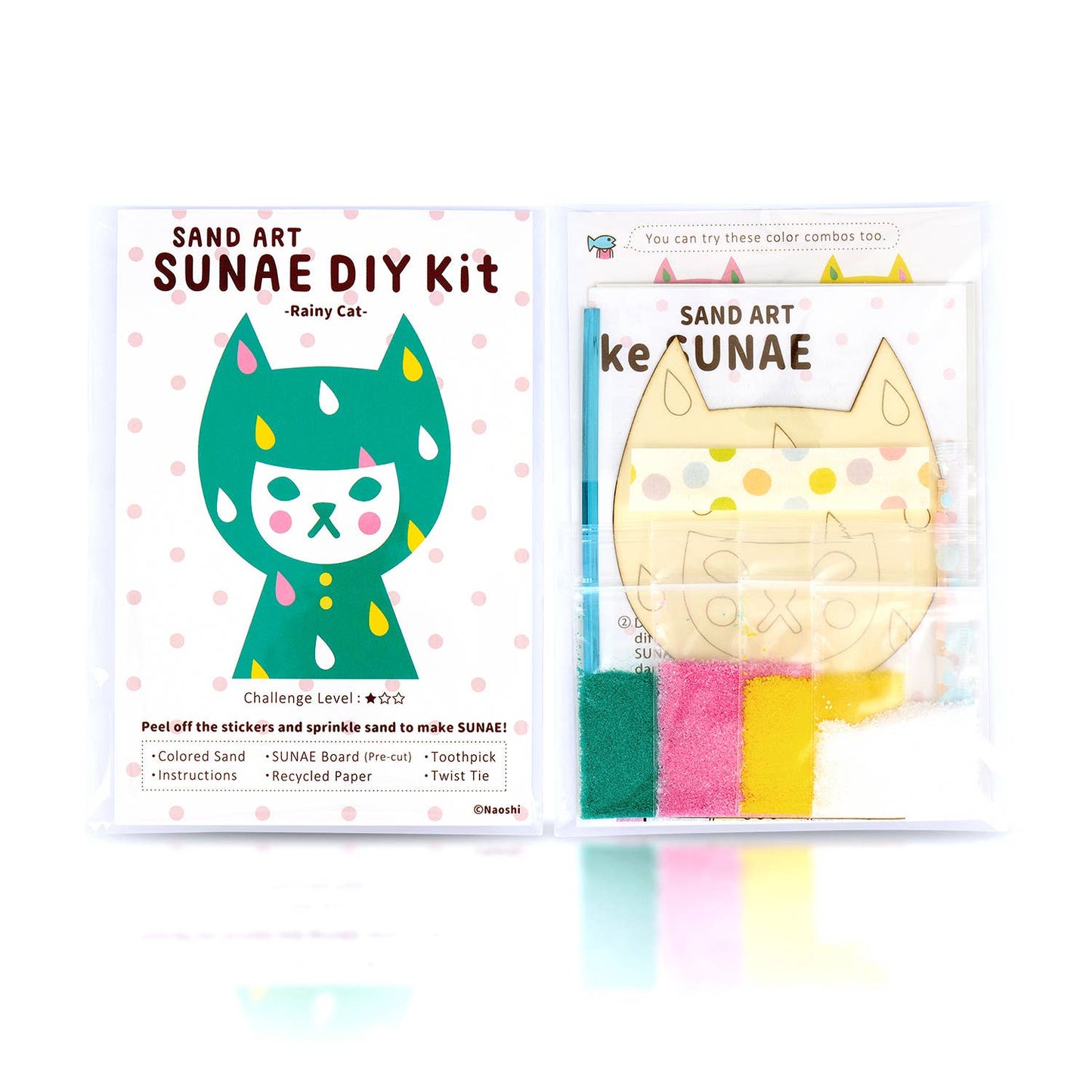 Rainy Cat Sunae DIY Sand Art Kit