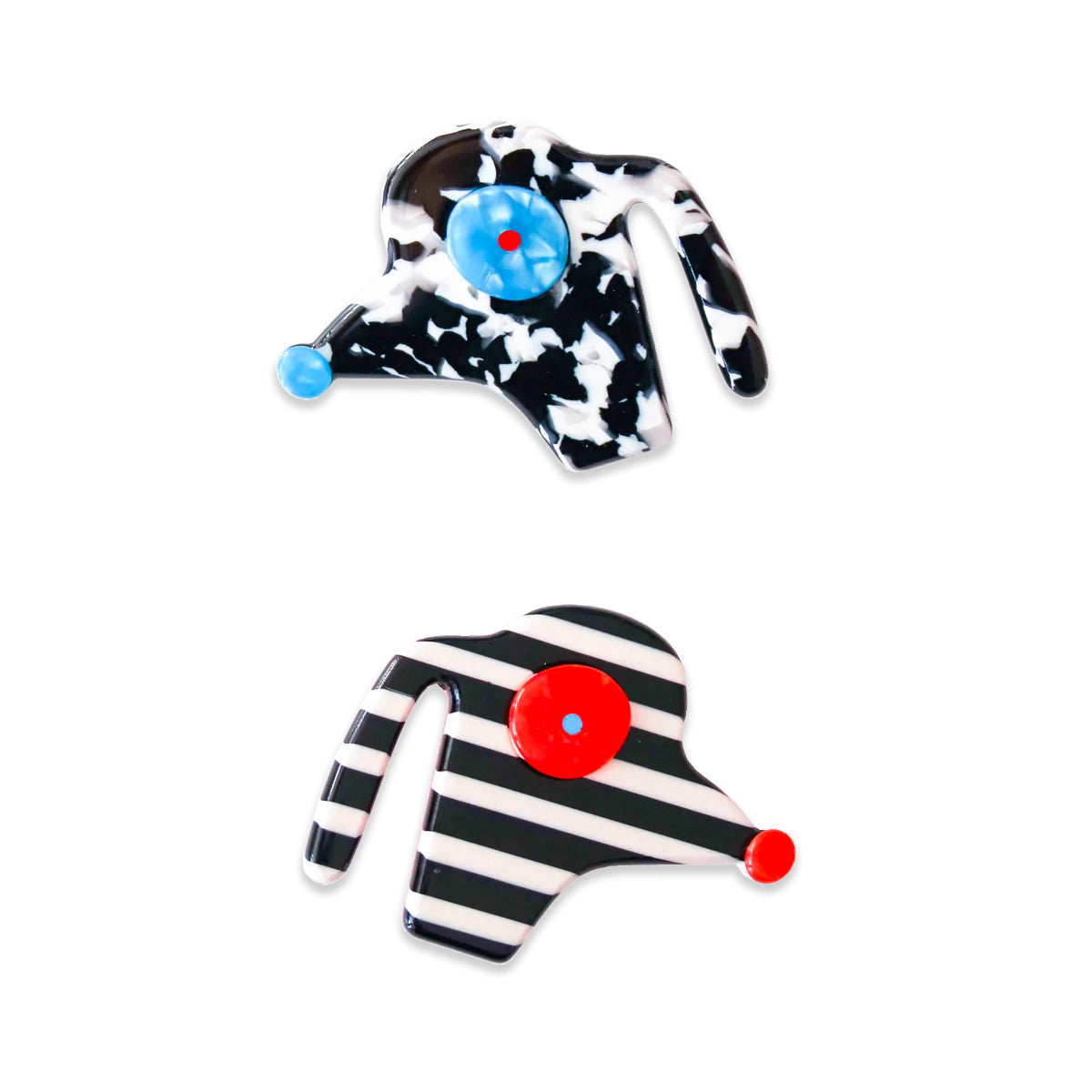 Memphis Dog Hair Clip Pair