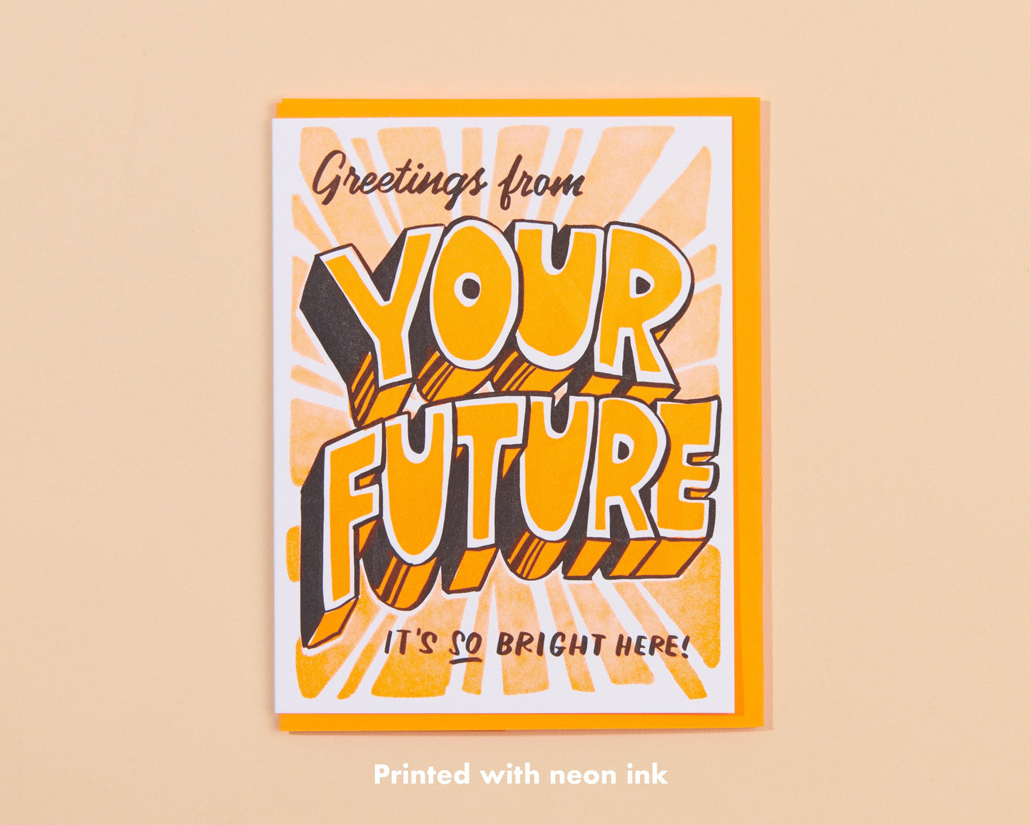 Greetings From Your Future Greeting Card
