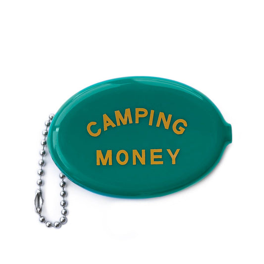 Camping Money Coin Pouch Keychain