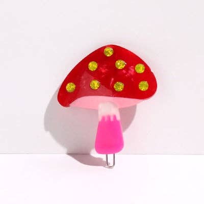 Magic Forest Mushroom Hair Clip