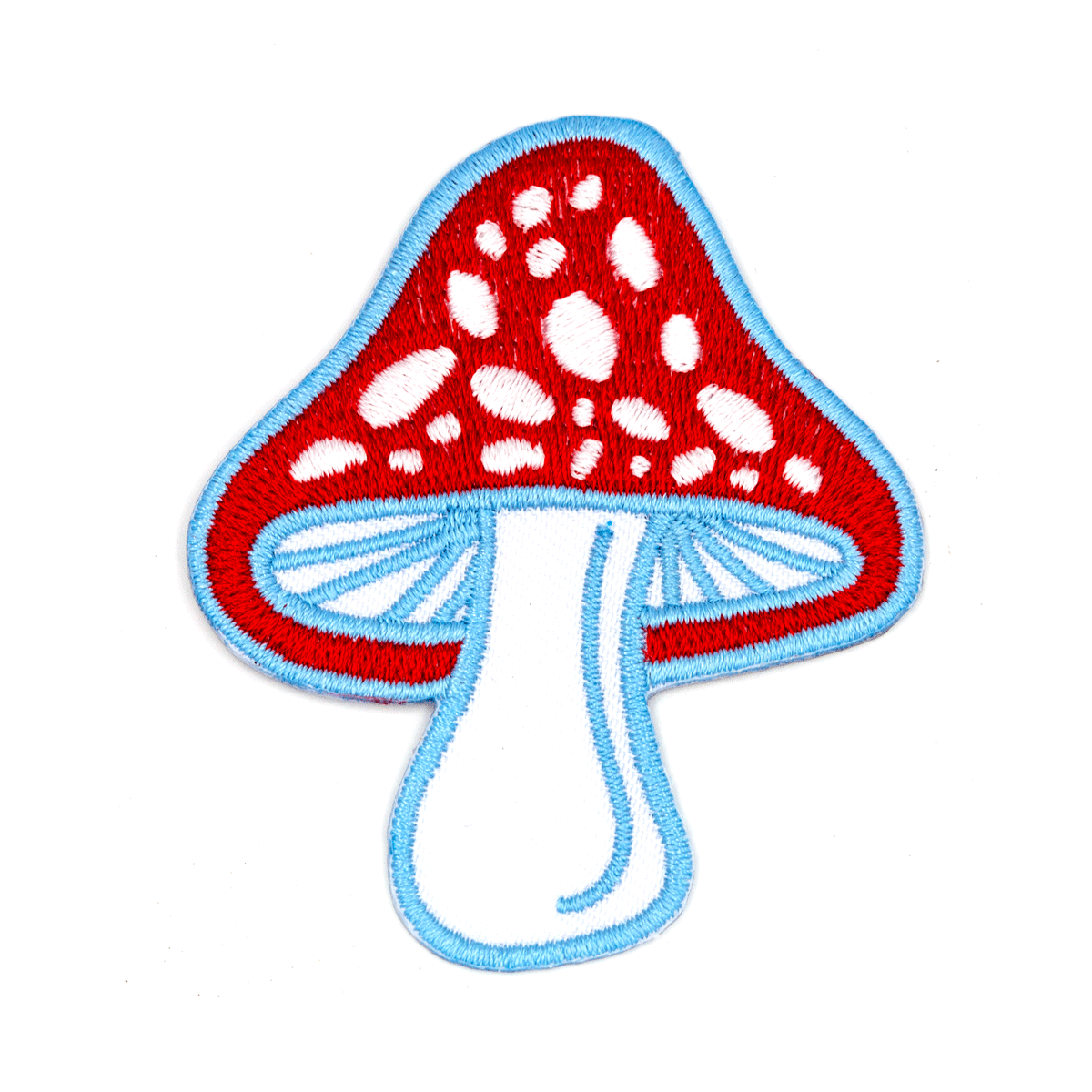 Mushroom Iron-On Embroidered Patch