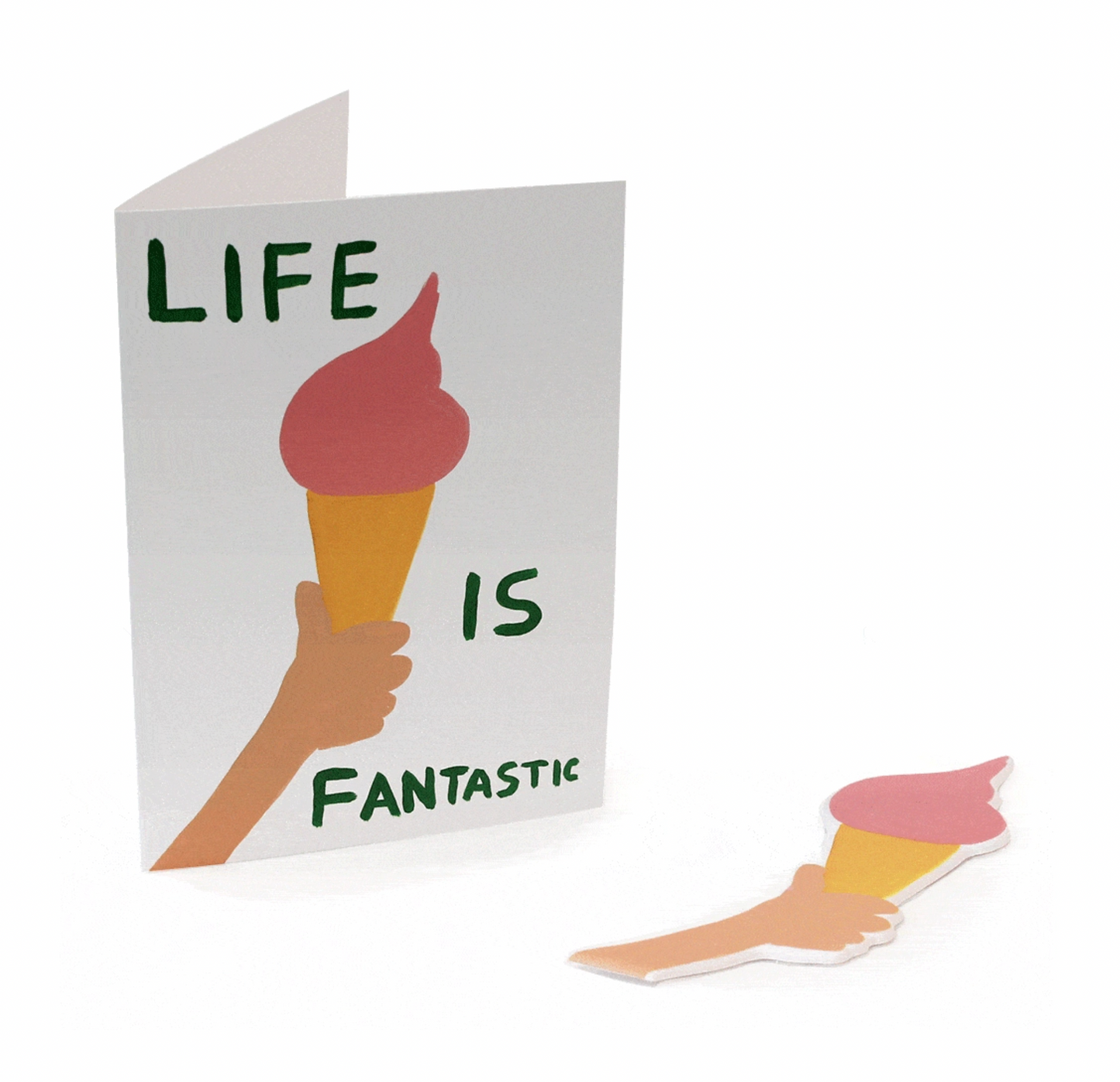 Life Is Fantastic Puffy Sticker Card