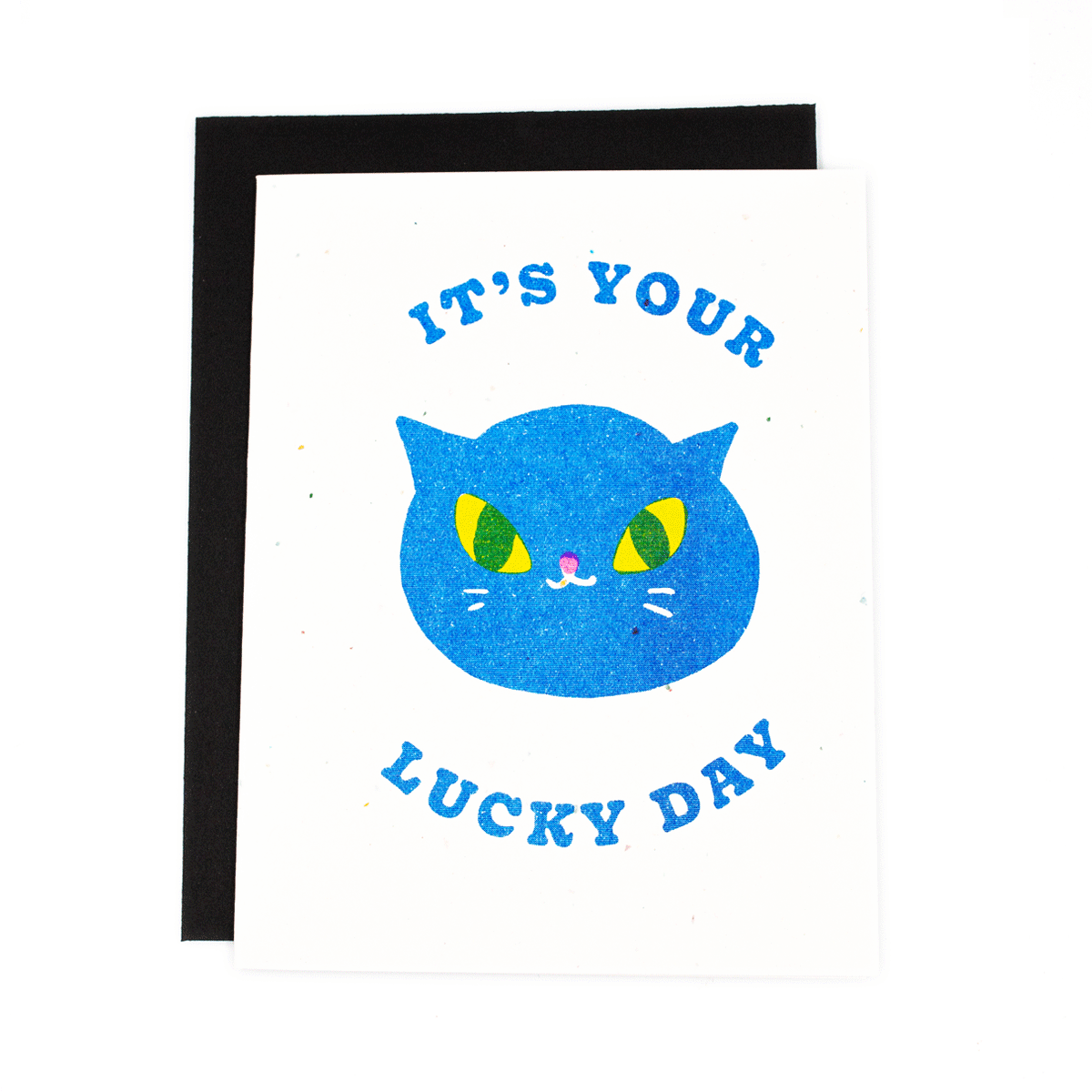 Lucky Day Black Cat Card