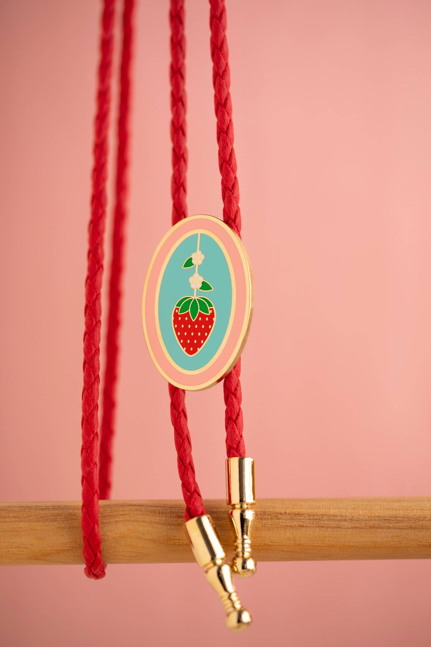Strawberry Bolo Tie