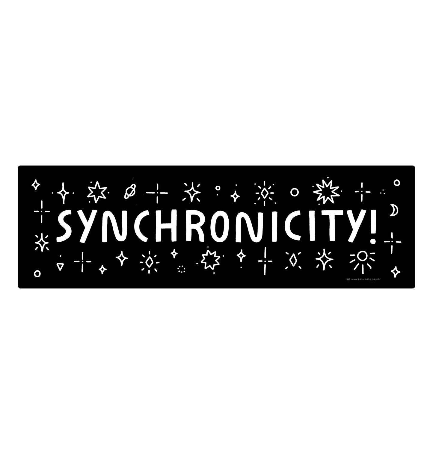 Synchronicity Bumper Sticker