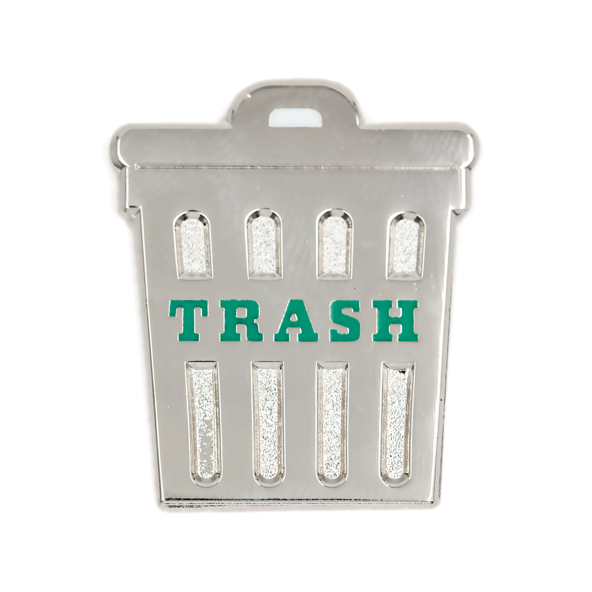 Trash Can Enamel Pin