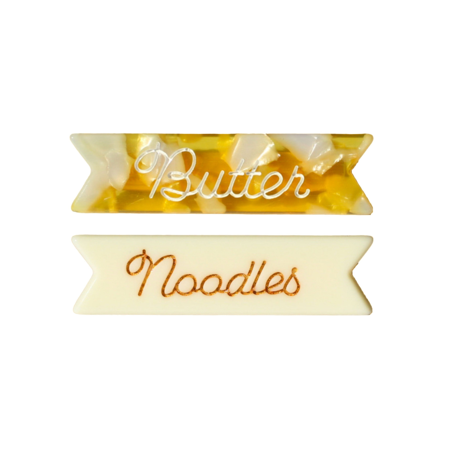 Butter Noodles Hair Clip Set