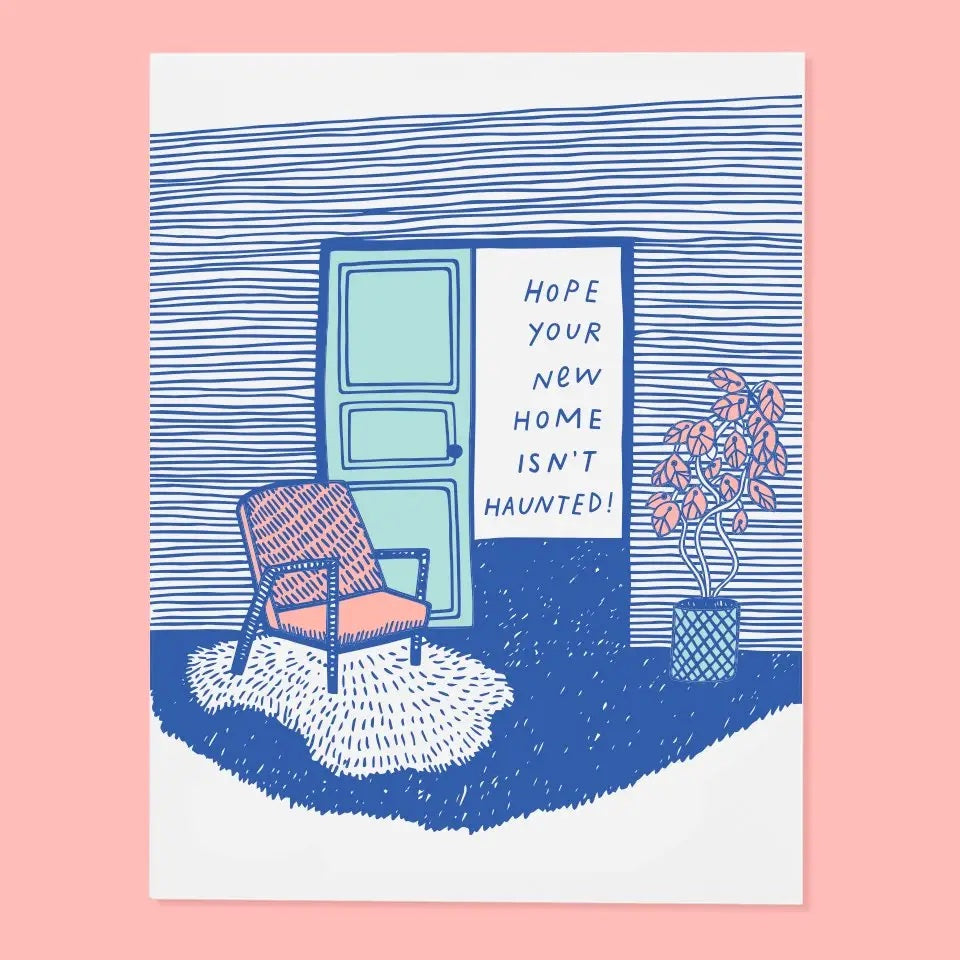 Haunted Housewarming Card