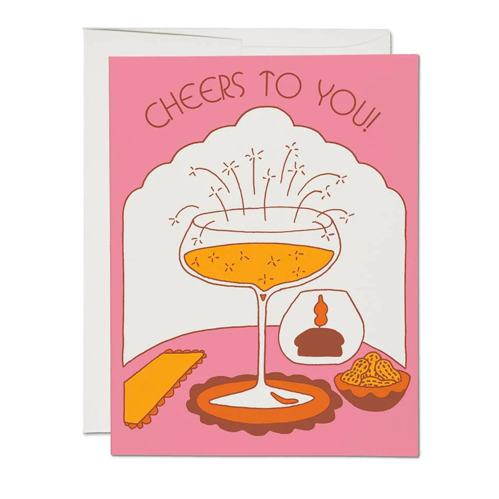 Candlelit Cheers Card