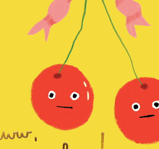 Aww Thanks Cherries Card