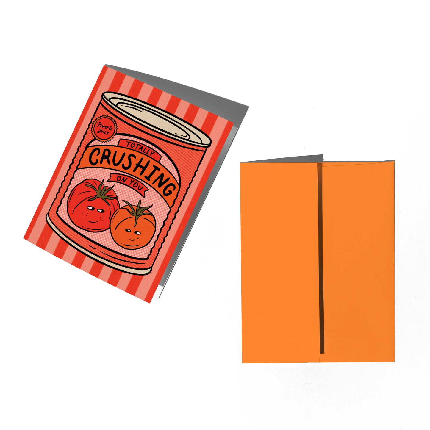 Totally Crushing On You Tomato Card