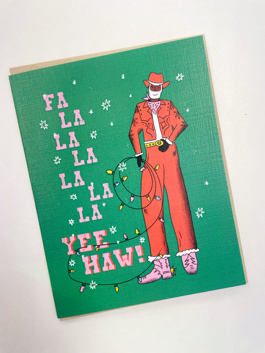 Fa La La Yee Haw! Holiday Card