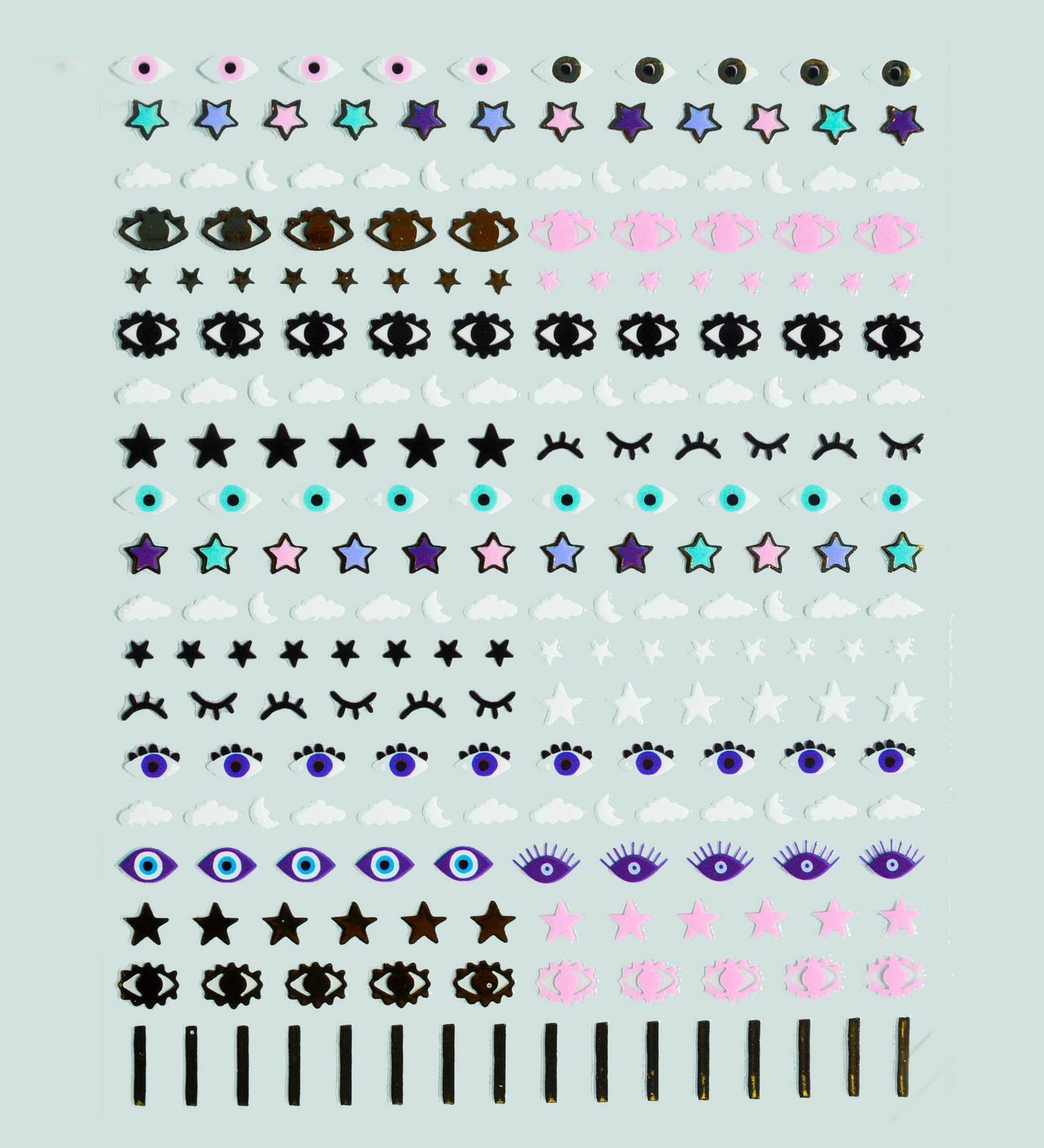 Stars In Your Eyes Nail Art Stickers
