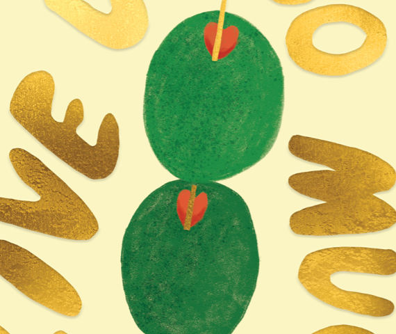Olive You So Much Card