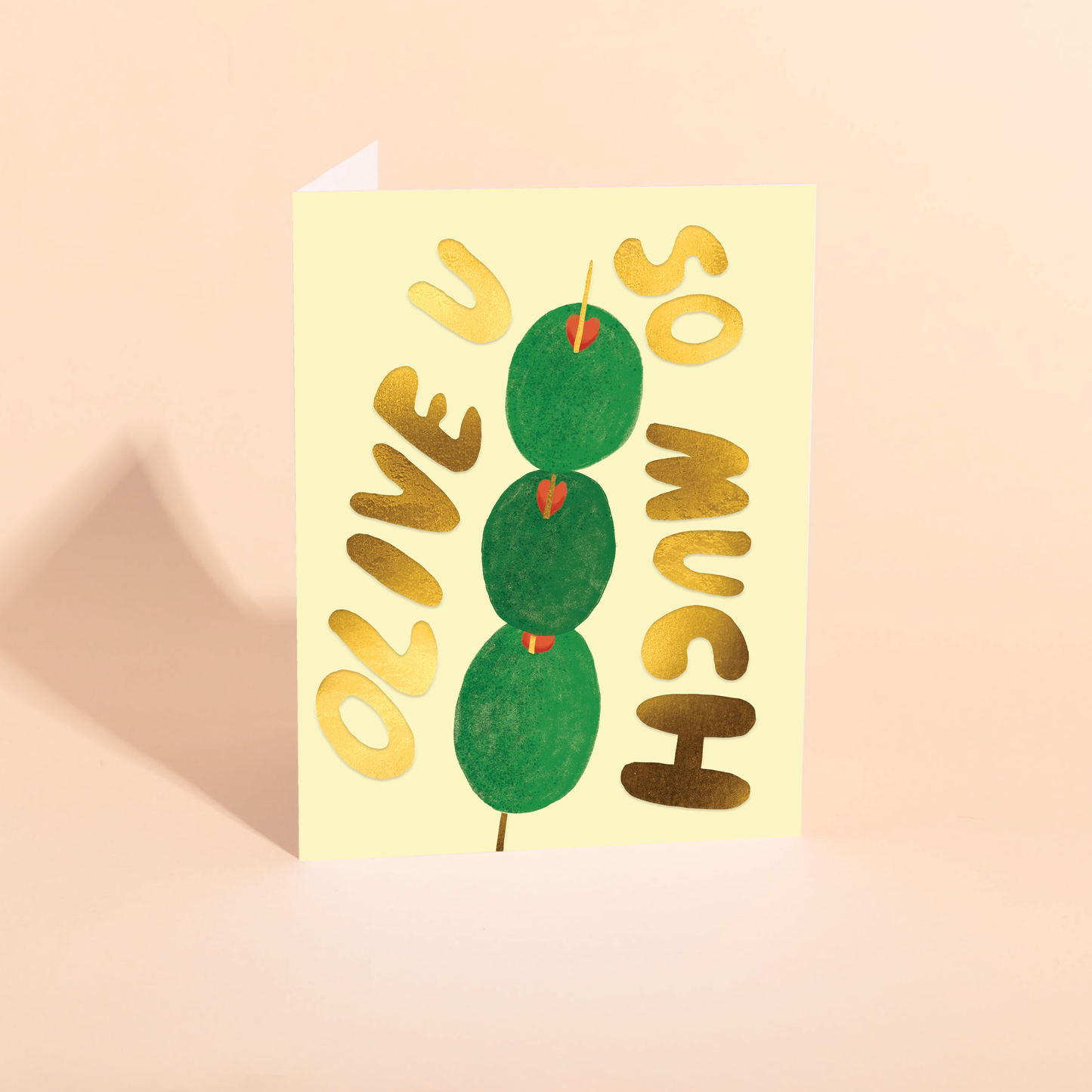 Olive You So Much Card