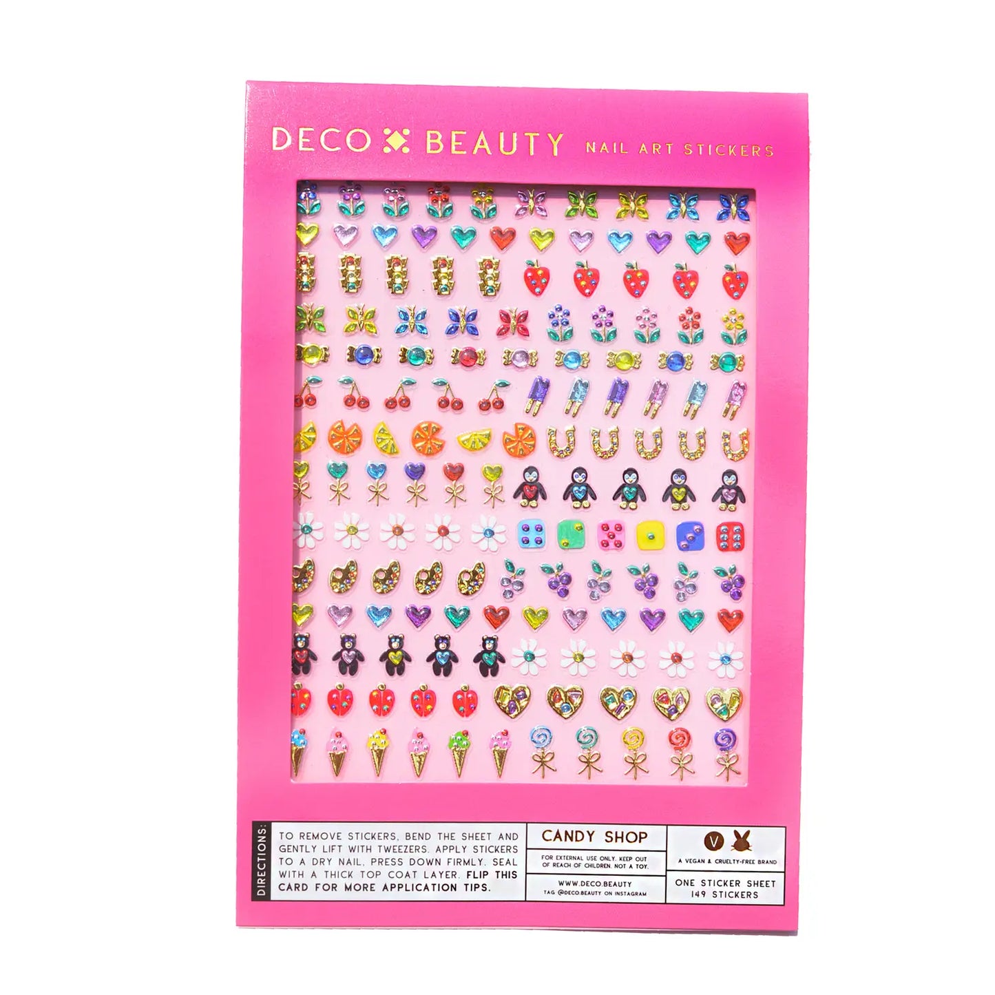 Candy Shop Nail Art Stickers