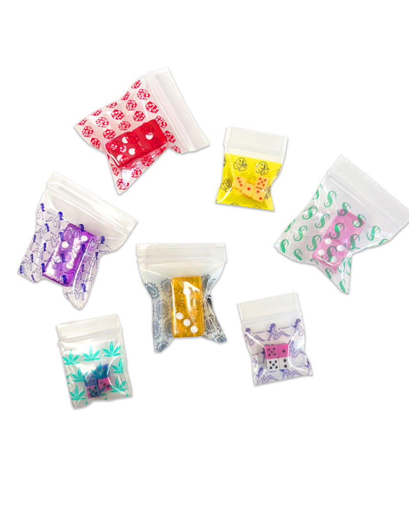 Mini Dice in a **** Baggie