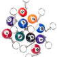 Pool Ball Keychain