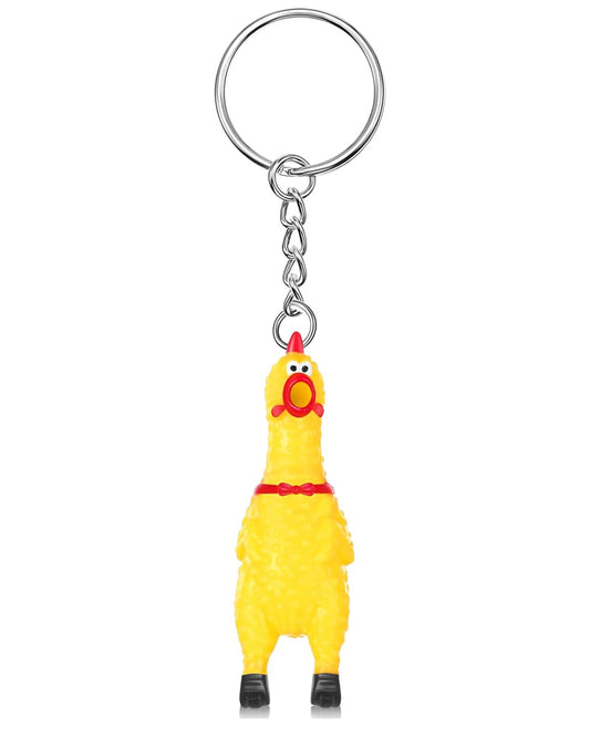 Rubber Chicken Keychain
