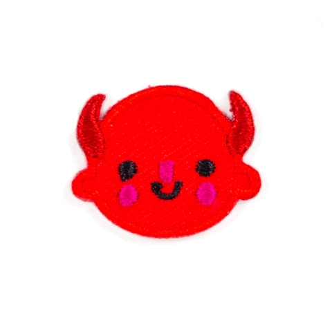 Devil Baby Embroidered Sticker Patch