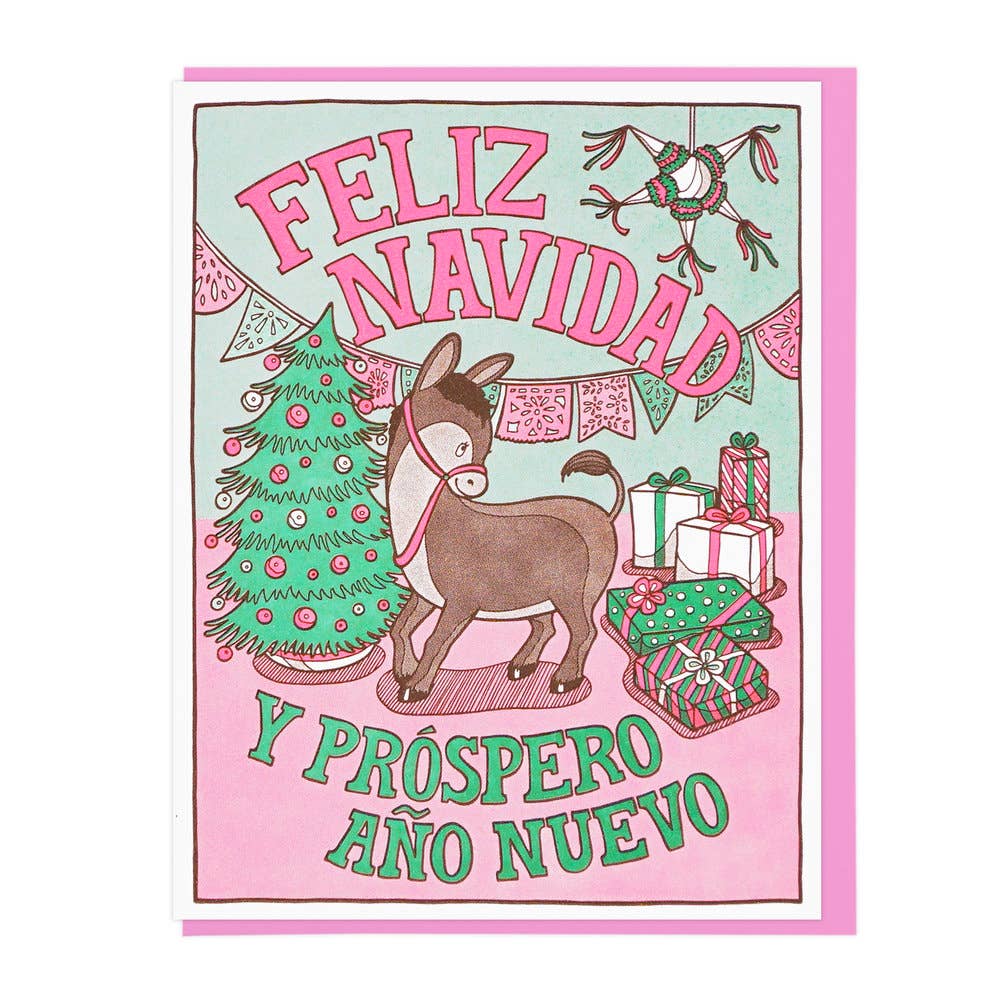 Feliz Navidad Y Prospero Año Nuevo Card