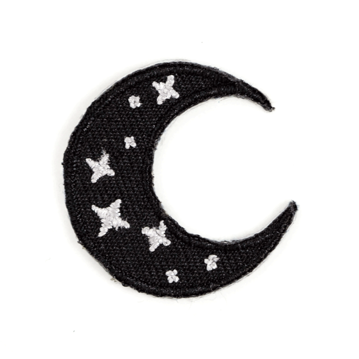 Crescent Moon Embroidered Sticker Patch