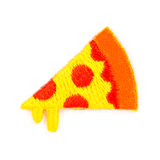 Pizza Embroidered Sticker Patch