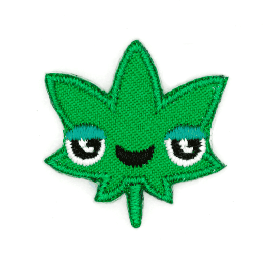 Pot Face Embroidered Sticker Patch
