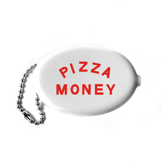 Pizza Money Coin Pouch Keychain