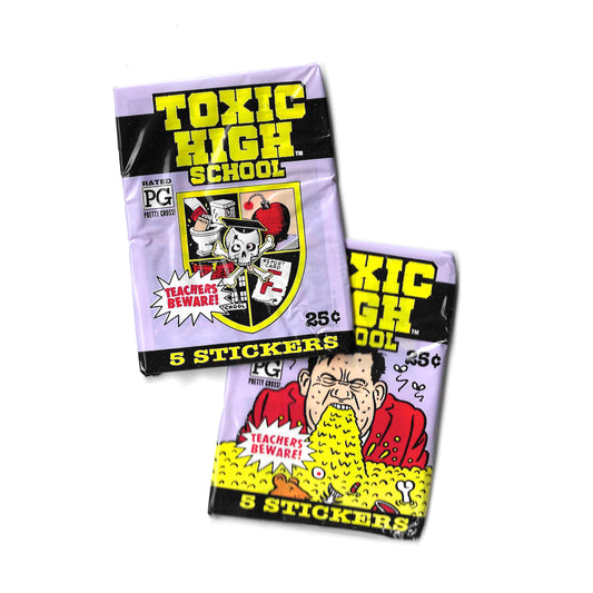 Toxic High School Vintage Trading Cards