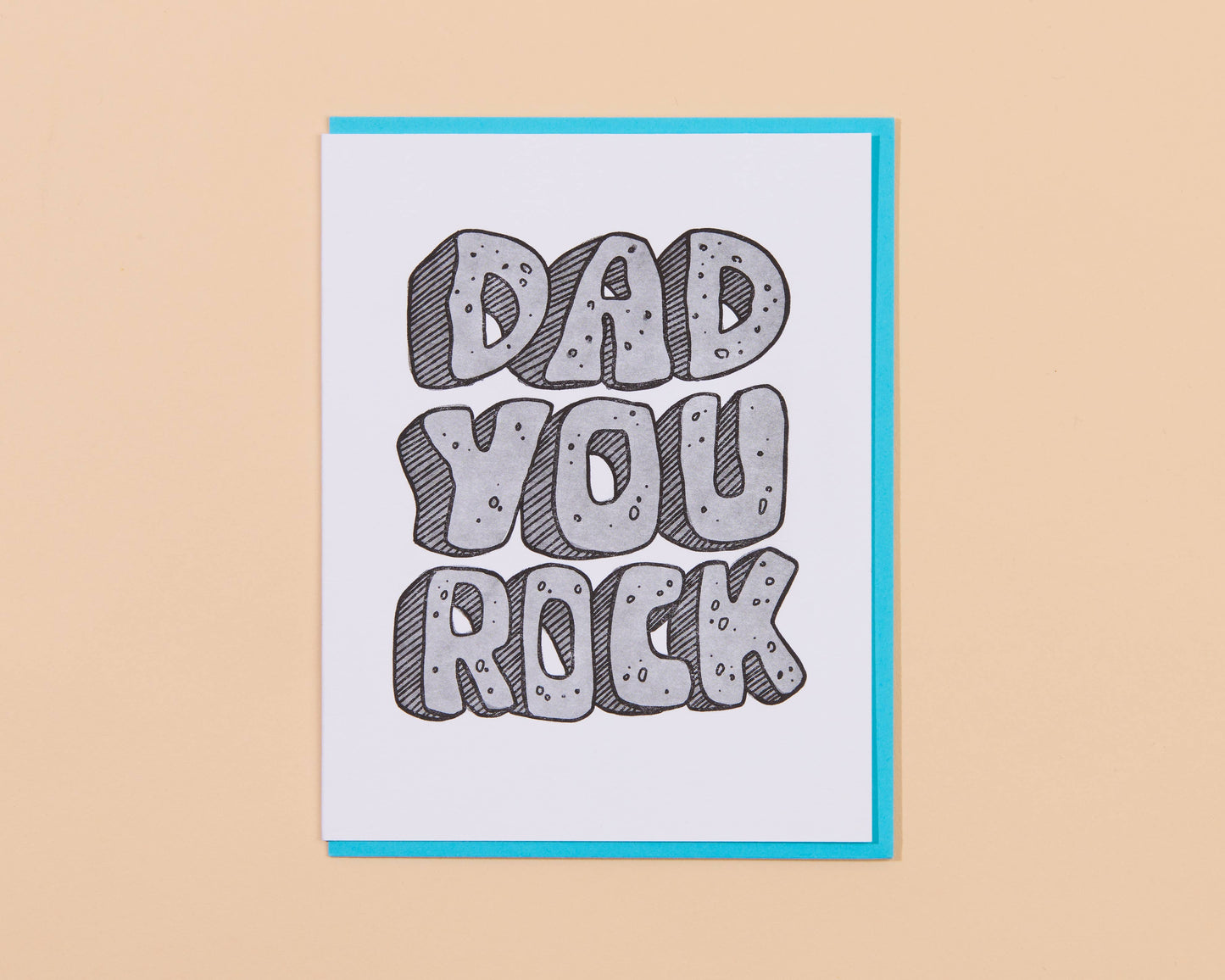 Dad You Rock Father's Day Card