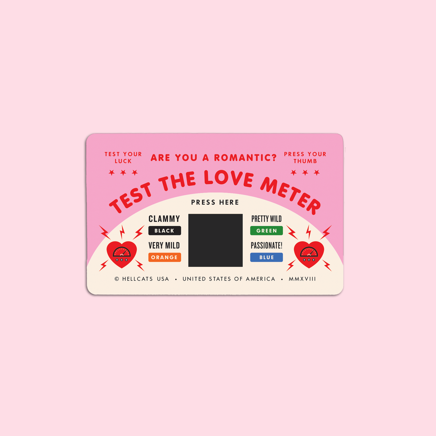 Love Test Mood Card