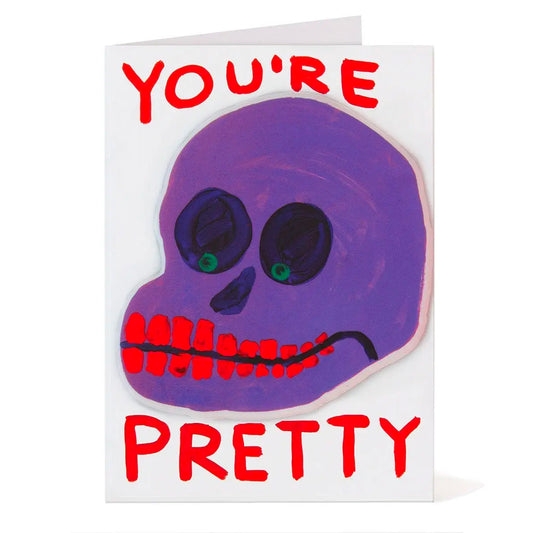 You're Pretty Puffy Sticker Card