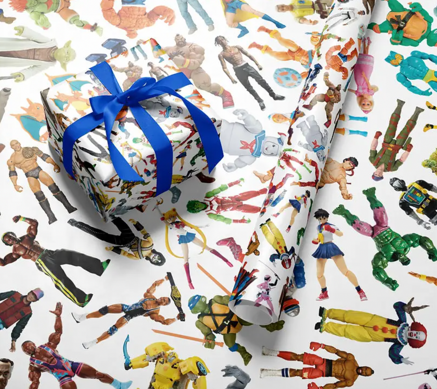 Plastic Heroes Gift Wrap Sheet