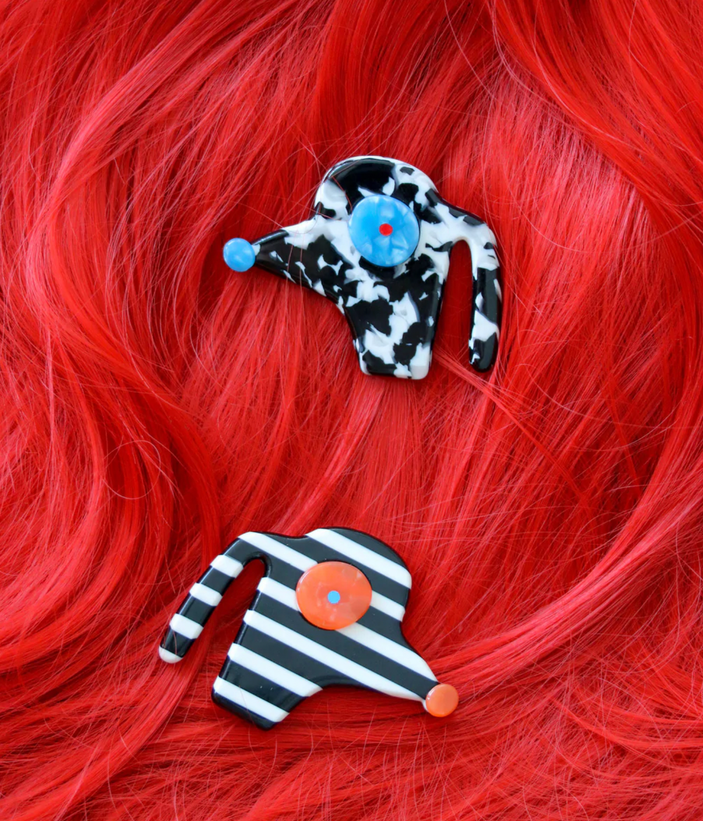 Memphis Dog Hair Clip Pair