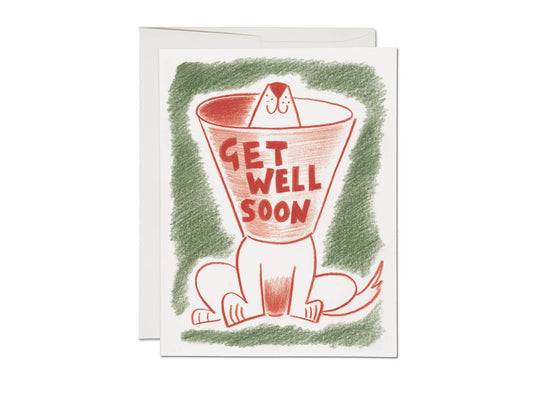 Healing Dog Get Well Soon Card